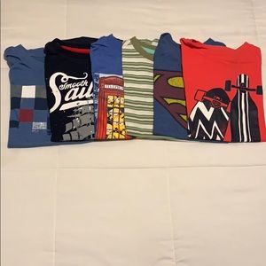 6 short sleeve shirts size 8
